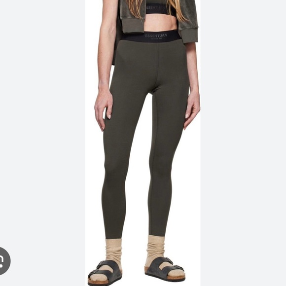 Fear of God Essentials Green leggings - Picture 3 of 7